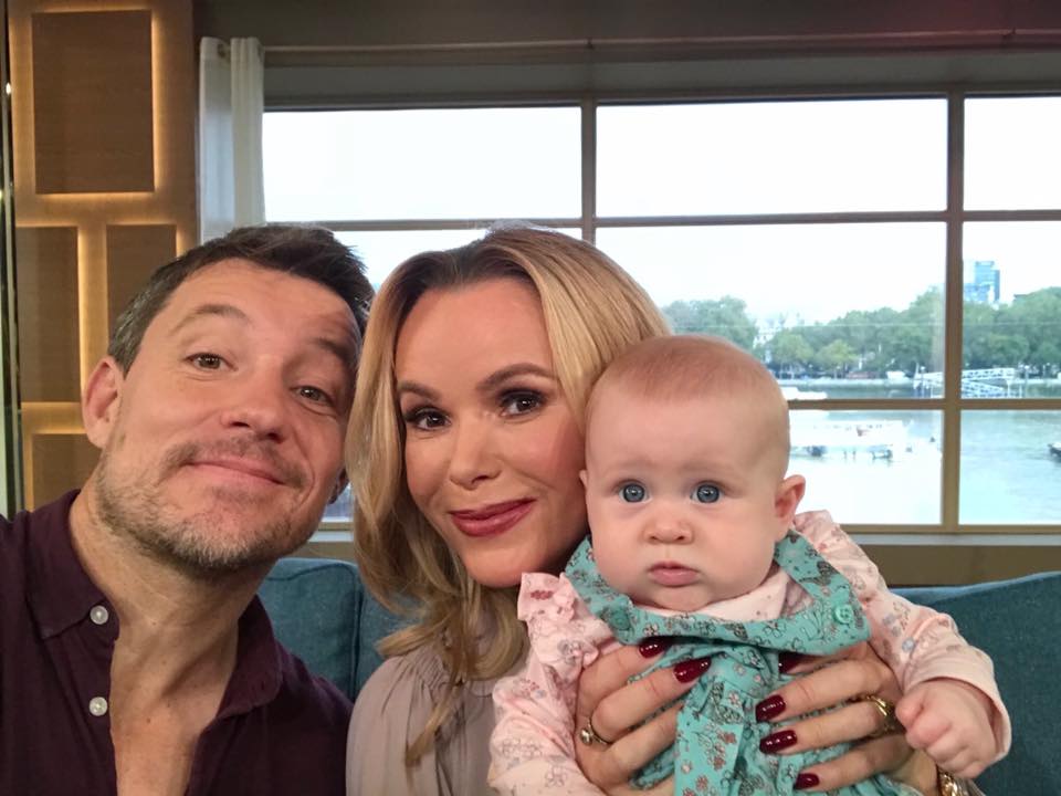 Isabelle with Amanda Holden and Ben Shepherd on This Morning