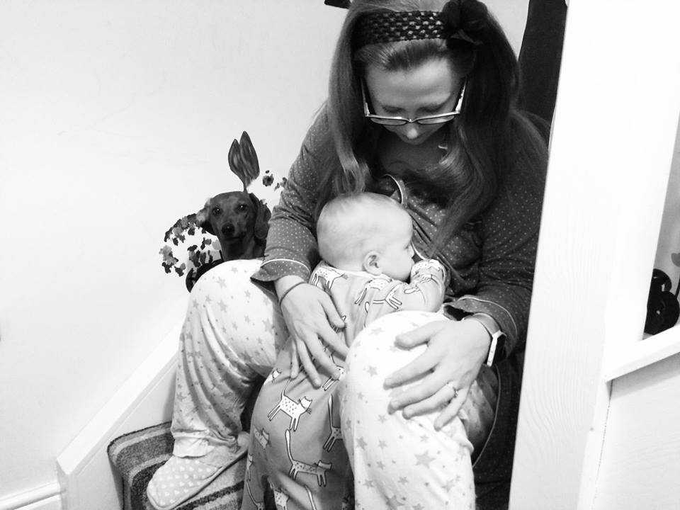 Here's a photo of my wife breastfeeding your baby. There was no cash Ito promote breastfeeding on this one
