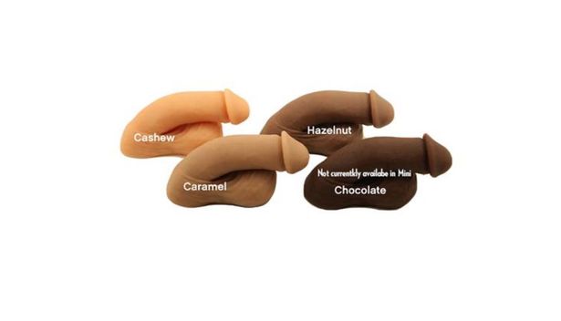 Various colours of fake penises for children