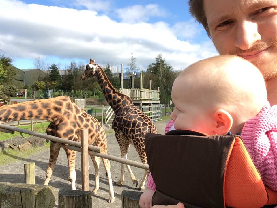 Folly Farm with a baby