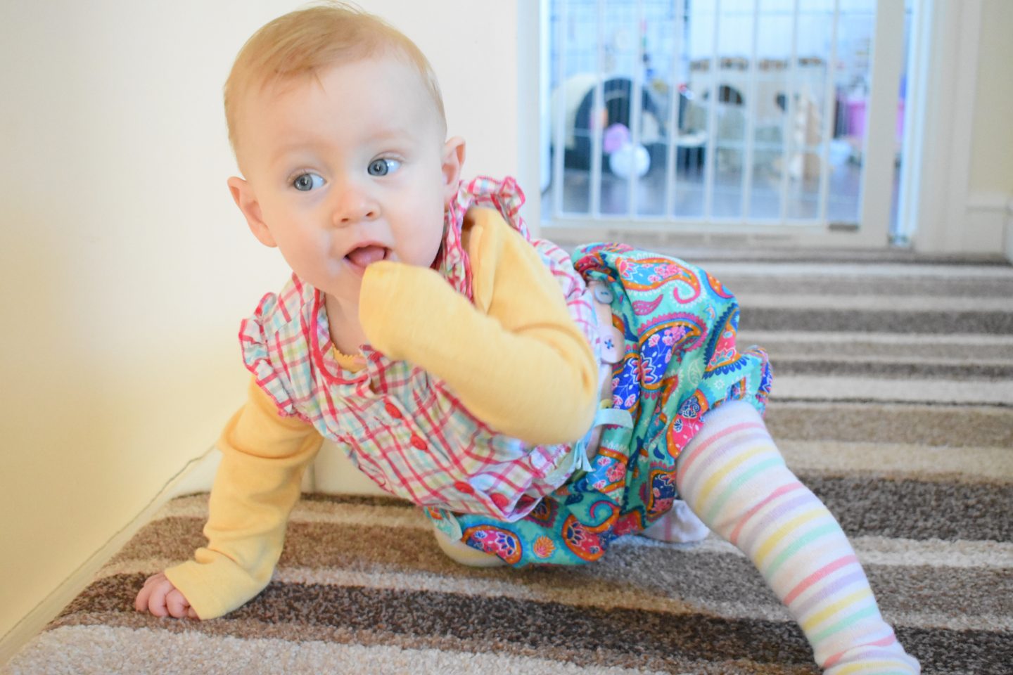 Photo of Isabelle dressed slightly weird