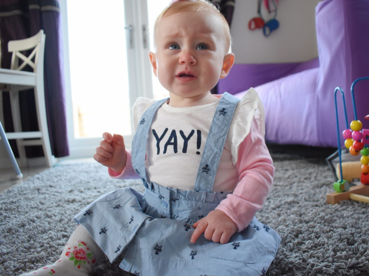 #MySundayPhoto - baby ironically dressed
