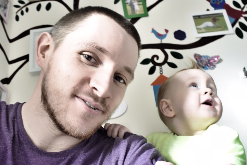 A photo of Ross and Isabelle from the post "Avoiding Negative Association With a Baby"