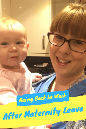 Well, I've now been back in work for 11 weeks after ending my maternity leave. So I thought I'd come on here, take over the blog for a little bit, and write about what's it's been like being back in work.