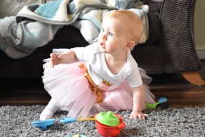 Our baby on her first birthday