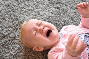 Just our baby Isabelle throwing a tantrum