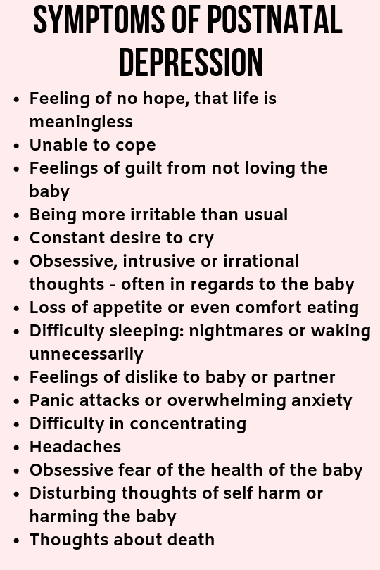 Symptoms of postnatal depression: Can men suffer with postnatal depression?