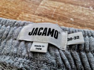Jacamo logo on the shorts