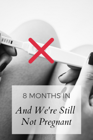 8 Months In and We're Still Not Pregnant - This is basically a post about how we've been trying for a baby over the past 8 months and as of this writing we have been unsuccessful. Super interesting stuff!