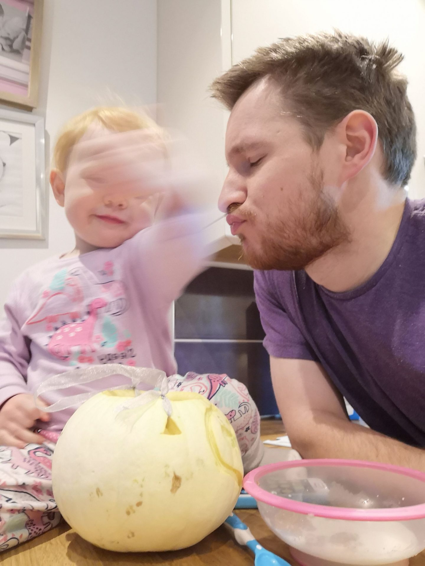I'm certainly looking like the least preferred parent when I'm getting smacked in the face