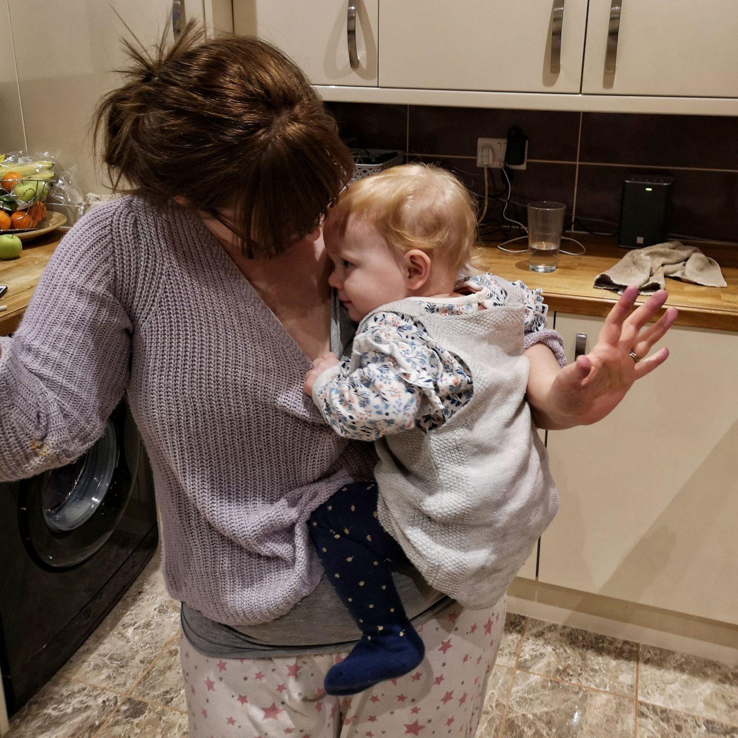 Toddlers can be knobheads. Here's ours as a koala bearby