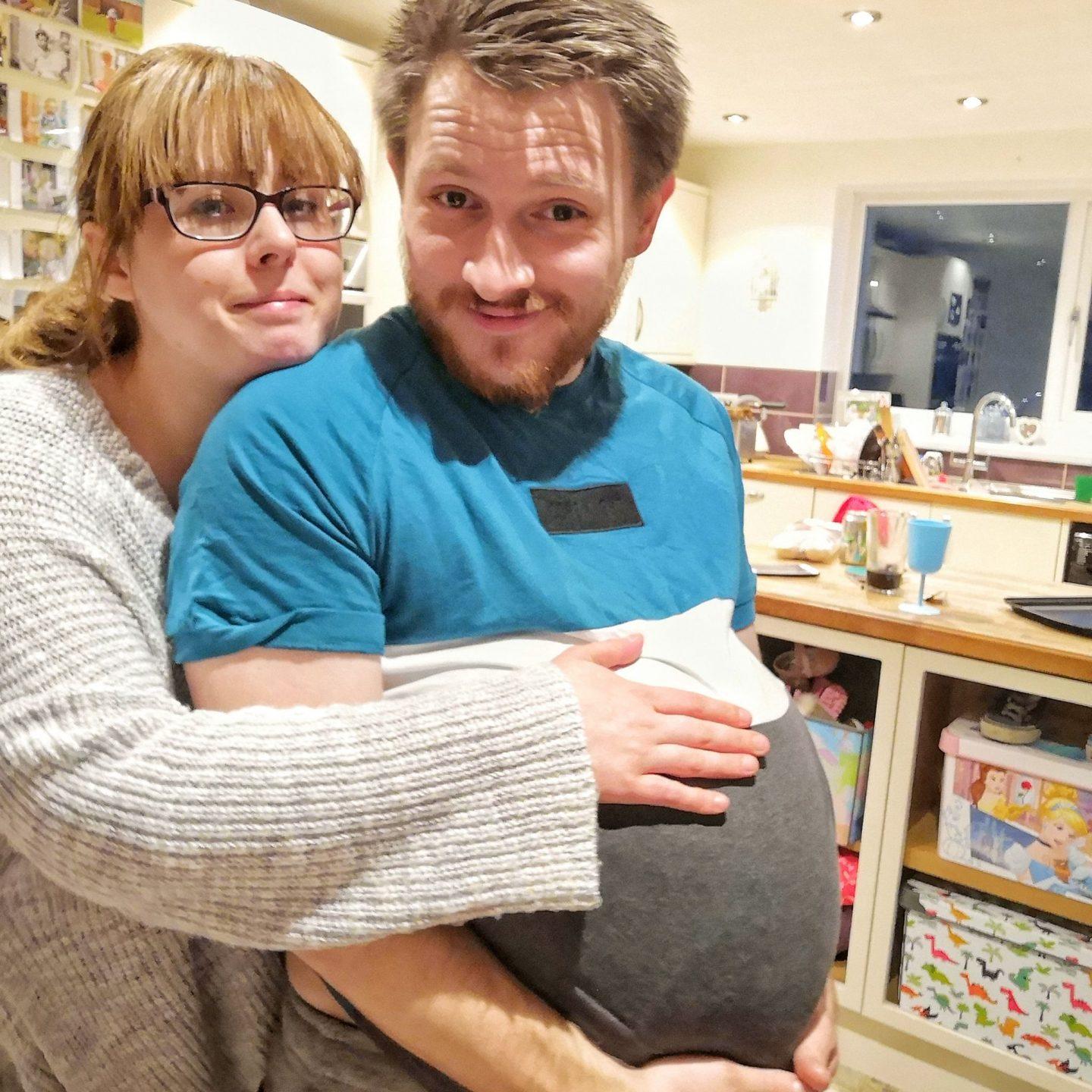 Pregnancy announcement - men get pregnant too!
